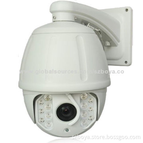 720p 1.3 Megapixel P2P PTZ Dome IP Camera with 100m IR dot-matrix, Waterproof